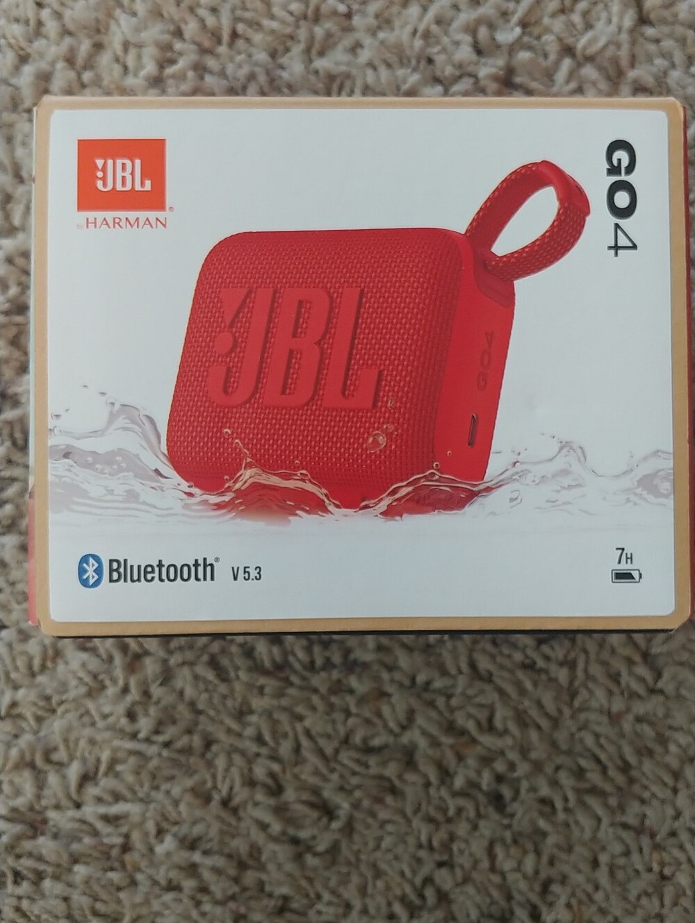 JBL GO4 Portable Bluetooth Speaker - Bright Red